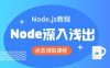 Node.js教程：Node深入浅出，前端+后端开发培训视频下载(13G)